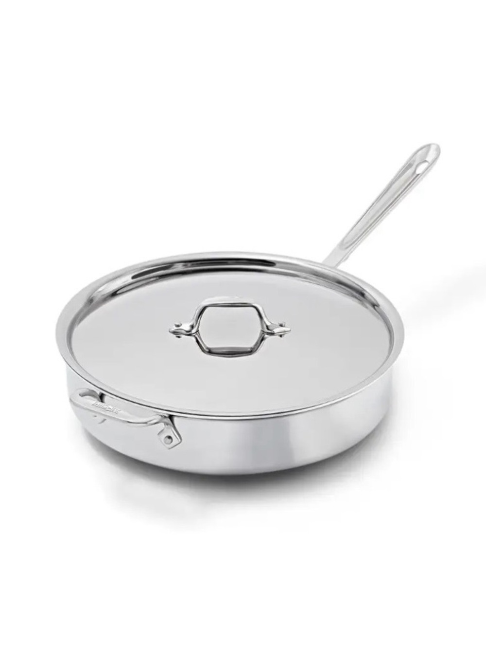 All-Clad D3 Stainless Steel Covered Sauté Pan - 5QT